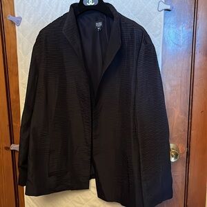 Eileen Fisher Navy Silk Jacket